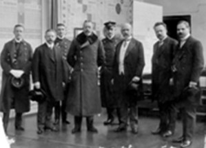 Kaiser Wilhelm II odwiedza Fabrykę Goerzwerk